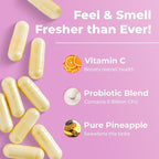 Vaginal Probiotics for Women, Vaginal Health Supplement - 6 Billion CFU Probiotic for pH Balance, Promote Healthy Vaginal Odor & Vaginal Flora, 60 Count (Pack of 1)