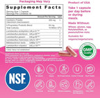 NutriCelebrity NutriFlora-Pro Probiotics for Women - Support Vaginal, Urinary Health (UTI), Digestive System, Period Pain, Yeast, and BV Relief, Cranberry Pills, 10 Billion CFU 6 Strains (30 Caps)