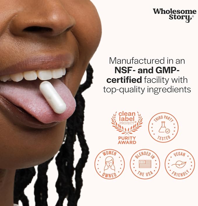 Wholesome Story Myo-Inositol & D-Chiro Inositol Supplement for Women | Fertility Supplements for Hormonal Balance & Ovarian Health Support | Myoinositol | Ideal 40:1 Ratio | 90 Servings