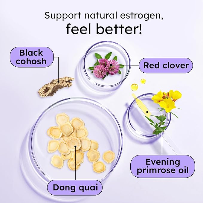 Proov - Boost Supplement for Women - Promotes Estrogen Production - Fertility & Menopausal Support for Women - Hormonal Balance - Evening Primrose Oil Red Clover, Dong Quai, Black Cohosh - 30 Capsules