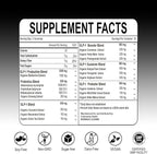 GLP-1 Supplement Gummies for Women, 17-in-1 GLP Activate Gummies with Akkermansia Probiotic, Berberine, Sugar-Free, 60 Count