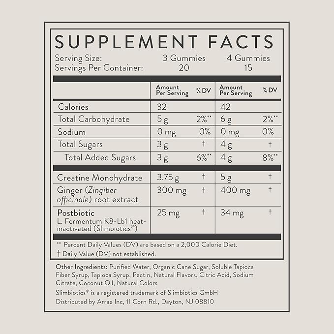 Arrae Tone Gummies – Creatine Monohydrate 5g for Women – Support Lean Muscle, Strength & Recovery – Hormone-Friendly Muscle Toning Supplement – Sour Green Apple Flavor – 60 Count (Sour Green Apple)