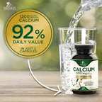 Calcium 1200 mg with Vitamin D3 Per Serving - Bone Health Supplement, Vitamin D & Calcium Supplements for Women & Men - Bone, Teeth & Immune Support, Nature's Calcium Pills, USA Bottled - 240 Tablets