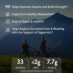 MRM Nutrition Whey Protein - Vanilla Flavored, Microfiltered Whey Protein Isolate & Concentrate, 16 Different Probiotic Strains, BCAAs, & Digestive Enzymes, Gluten Free, for Women & Men - 34 Servings