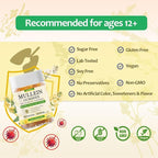 Mullein Gummies with 3600mg Mullein Leaf Extract, 7 in 1 for Lung Cleanse, Respiratory Lung Health, Immune Booster, Elderberry, Quercetin, Bromelain, No Sugar, for Adults, Vegan, 90 Count