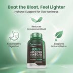 Herbtonics Raw Apple Cider Vinegar Capsules 1500mg with Mother | Weight Management, Detox & Digestion Formula with GLP-1 Support | Unfiltered ACV for Metabolic Support | 240 Vegan Capsules