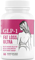 GLP-1 Fat Loss Ultra - Weight Loss Pills, Appetite Suppressant & Fat Burner for Women | Supports Healthy Pathways Associated with GLP-1 Activity | 3rd Party Tested Supplement - 60 Capsules for Adults
