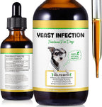 Yeast Infection Treatment for Dogs – Liquid Supplement to Itch Relief, Eases Ear Paw Discomfort for Dog, Allergy & Inflammation Relief for Healthy Skin & Coat, Herbal Formula for Dogs, 2.02 fl. oz