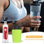 Protein Powder Containers (2 Pack), Portable Travel Containers with 100ml Funnel, Fitness & Travel Workout Accessory