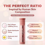 ILO Type 1 Liquid Collagen Drink – 3,000mg Marine Collagen with Biotin & Ceramide | Skin Glow & Hydration | Orange Flavor | 14 Bottles – Korean Beauty Supplement