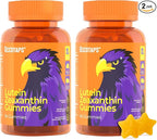 Lutein & Zeaxanthin Eye Vitamins Gummies for Daily Eye Health – 20mg Lutein, Sugar-Free, High-Potency Gummy with Bilberry Extract, Blue Light Support, Star-Shaped Gummies, 120 Count
