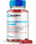 SizeMD+ Gummies, Official SizeMD + Gummies for Men - Maximum Strength Performance, All Natural Support Overall Health & Wellness, SizeMD Advanced Formula Support Gummy Reviews (1 Pack)
