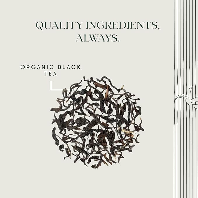 Luxmi Estates Queen of the Hills Organic Darjeeling Black Tea Loose Leaf 50 Cups (100g/3.5oz) | Direct from Garden