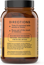 Papaya Enzyme Capsules 500mg - Organic Enzymes for Digestion with Papain, Gut Cleanse Support from Seeds, Vegan Non GMO Herbal Supplement Made USA, Fast Absorbing Digestive Support Formula Capsules