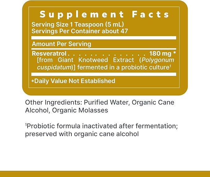 Premier Research Labs Resveratrol - Resveratrol Liquid Supplement, Trans Resveratrol, Antioxidant Support for Heart Health & Blood Flow, Aging Support, 180 mg Per Teaspoon - 8 Fl Oz