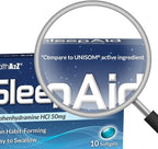 HealthA2Z® Sleep Aid | Diphenhydramine HCL 50mg | Softgels | Supports Deeper Restful Sleeping | 10 Counts (Pack of 3)