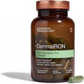 DermaIRON Iron Supplement for Women & Men – Gentle Iron for Low Ferritin & Anemia Support, Hair Thinning & Hair Loss Support, with Collagen & Vitamin C