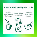Benefiber Daily Prebiotic Fiber Supplement Powder for Digestive Health, Unflavored -124 Teaspoons (8.7 Ounces)