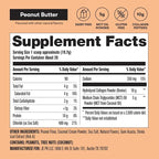 Perfect Keto Collagen Peptides Protein Powder with MCT Oil, Hydrolyzed Collagen, Type I & III Supplement, Gluten Free Grass Fed, Low Carb, Keto Coffee Creamer, Collagen for Women & Men, Peanut Butter