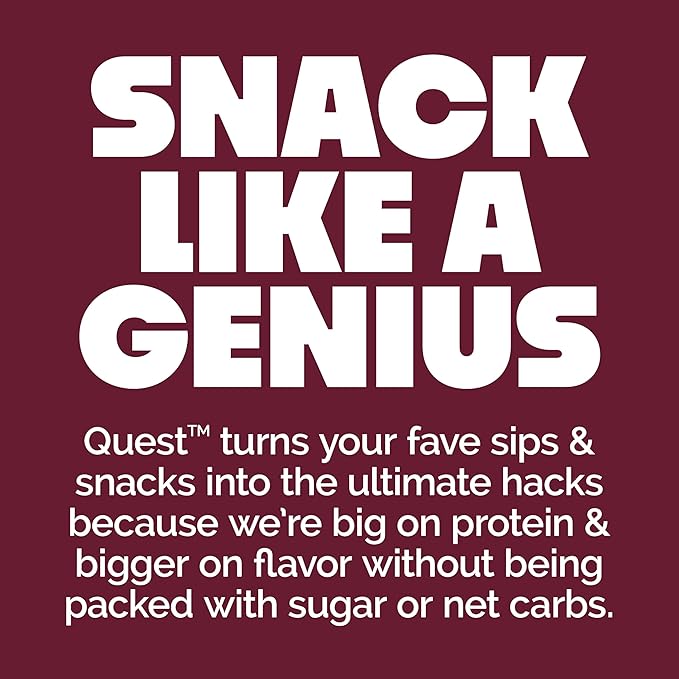 Quest Nutrition Stacks Protein Bars, Salted Caramel Flavor, 20g Protein, 2g Net Carbs, 1g Sugar, High Fiber, Low Sugar, Gluten Free, 4 Count