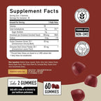 Sugar-Free Cinnamon Gummies 2000MG with Ceylon Cinnamon & Cassia Complex | Sugar-Free Lifestyle Supplement & Guilt-Free Apple Pie Flavor with Chromium | Vegan, Non-GMO, Gluten-Free | 60 Gummies