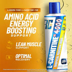 Ronnie Coleman Signature Series L-Carnitine XS 4000 Liquid, Stimulant Free, Sugar Free, Zero Carbs, Dietary Supplement for Men & Women, 16 oz (Tropical Passion Fruit)