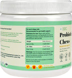 Probiotics for Dogs - Soft Chews for Yeast Infection, Digestive Health & Immune Support Promotes Balanced Gut Flora & Healthy Skin