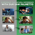duwhot Saw Palmetto Gummies for Men, Organic Saw Palmetto with Pumpkin Seed Oil for Men Overall Health, Enhanced with Pygeum, Nettle, Sugar-Free, Vegan, 60 Chewables