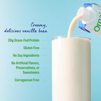 Orgain Clean Protein Shake,Grass Fed Dairy,Vanilla Bean - 20g Whey High Protein,Kosher,Ready to Drink,Low Net Carbs,Gluten Free,No Soy Ingredients,11 Fl Oz,(Pack of 24)
