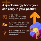 SGC Highest Concentration 100 mg Caffeine per Gummy, 2 Gummies per Pack, 12-Pack Mocca Shots Orange Chocolate Plant-Based Instant Energy with Herbal nootropics