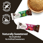 Nugo Slim Dark Chocolate Mint, 18g Vegan Protein, 3g Sugar, 6g Fiber, Low Net Carb, Keto Friendly, Gluten Free, 24 Count