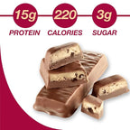 ProtiDIET Cookies and Cream High Protein Bar - 15g Protein - No Trans Fat Meal Replacement Bars - Great Protein Snacks for Adults to Support a Busy and Active Lifestyle - 7 Protein Bars Per Box