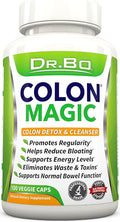 Colon Cleanse Detox Formula - Natural Bowel Cleanser Pills for Intestinal Bloating & Fast Digestive Cleansing - Daily Constipation Relief Supplement Gut, Belly, Stomach - Women Men Herbal Weight Flush