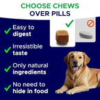 Melatonin for Dogs to Sleep 6mg - Doggie Sleep Aid Treats - Sleeping Pills for Anxiety - Extra Strength Calming Chews Large & Medium Breed Help Sleep at Night - Made in USA - 120Ct
