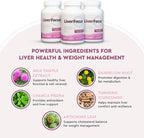 JJ Smith Liver Focus – Liver Cleanse Supplement with Milk Thistle, Alpha Lipoic Acid, Turmeric, Dandelion Root & Artichoke – Supports Active Liver, Fat Metabolism, Digestion, Energy,& Clearer Skin