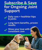 BARK&SPARK Glucosamine Chondroitin Dog Hip & Joint Supplement - Joint Pain Relief - Hip & Joint Chews - Joint Support Large & Small Breed - Senior Doggie Vitamin Pills Joint Health (120 Treats)
