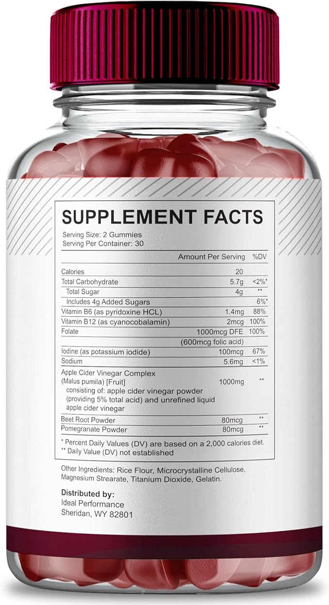 IDEAL PERFORMANCE Eremax Gummies, Eremax Gummy Reviews (60 Gummies)