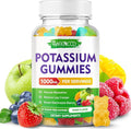 Potassium Citrate Gummies, High Potency Potassium Supplement for Adults Women & Men, Support Leg Cramps & Muscle Health, Sugar-Free, Mixfed Fruit Flavor, 60 Count