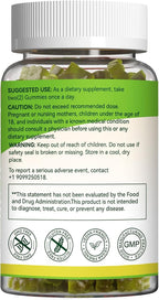 2 Pack Valerian Root Gummies 2000mg, Valerian Root Extract for Relaxation & Mood Support, Herbal Supplement for Kids & Adults, Vegan, Apple Flavor, 120 Count