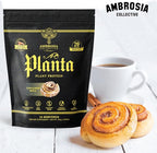 Ambrosia Planta - Premium Plant-Based Protein | Vegan & Keto Friendly | Gourmet Flavors with No Bloating or Stomach Upset | Gluten & Soy Free | No Added Sugar | 14 Servings | (Cinnamon Roll)