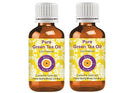 Deve Herbes Pure Green Tea Oil (Camellia sinensis) Natural Therapeutic Grade Cold Pressed (No-Fragrance) (Pack of Two) 100ml X 2 (6.76 oz)