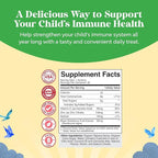 Kids Elderberry Gummies with Zinc and Vitamin C - Delicious Sambucus Black Elderberry Gummies for Kids Immune Support - Daily Immunity Support Vegan Non-GMO Gluten and Gelatin Free - 30 Count