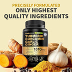 Liposomal Turmeric - High-Absorption Curcumin Supplements, Non-GMO Blend for Digestive Comfort & Daily Support - Organic Turmeric Supplement with Black Pepper (120ct, Pack of 2)