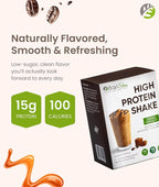 BariSlim High Protein Shake - Delicious & Nutritious Meal Replacement Shake - Low Sugar & Carb - Formulated for Bariatric Patients & Post-Weight Loss Surgery Support | Carmel Caffe Latte (9 oz)