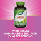 Nature's Way Evening Primrose Oil, Cold Pressed, 120 mg GLA per Serving(1), 60 Softgels (Packaging May Vary)