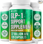 FloraBliss Natural Support Formula | Include Akkermansia, Bacillus coagulans, Chicory Inulin, Berberine - with Vitamin D & B2 | 120 Cap | Vegan, Non - GMO, Gluten Free