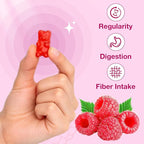 Fiber Gummies for Digestive Health & Regularity, Sugar-Free High Fiber Supplement for Adults & Kids, Soluble Dietary Fiber, Vegan Fiber Supplements for Men & Women, 60 Count