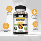 Kaya Naturals Digestive Enzymes with Prebiotics & Probiotics - Constipation & Bloating Relief Pills for Women & Men - Aids Immune Function - Digestion Support - 30 Veggie Capsules