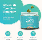 Akasha Superfoods Sea Moss Glow Gummies, Hair, Skin & Nails Vitamins with Seamoss, Pearl Powder, Vitamin E, Aloe Vera, Liposomal Vitamin C, and Irish Sea Moss, Gummies for Women & Men, 60 Count