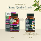 Gaia Herbs Period Cycle Support - Supports Hormone Balance & PMS Relief* - Herbal Supplement with Vitex Berry & Schisandra - Free from Gluten, Dairy & Soy - 60 Vegan Liquid Phyto-Caps (30 Servings)